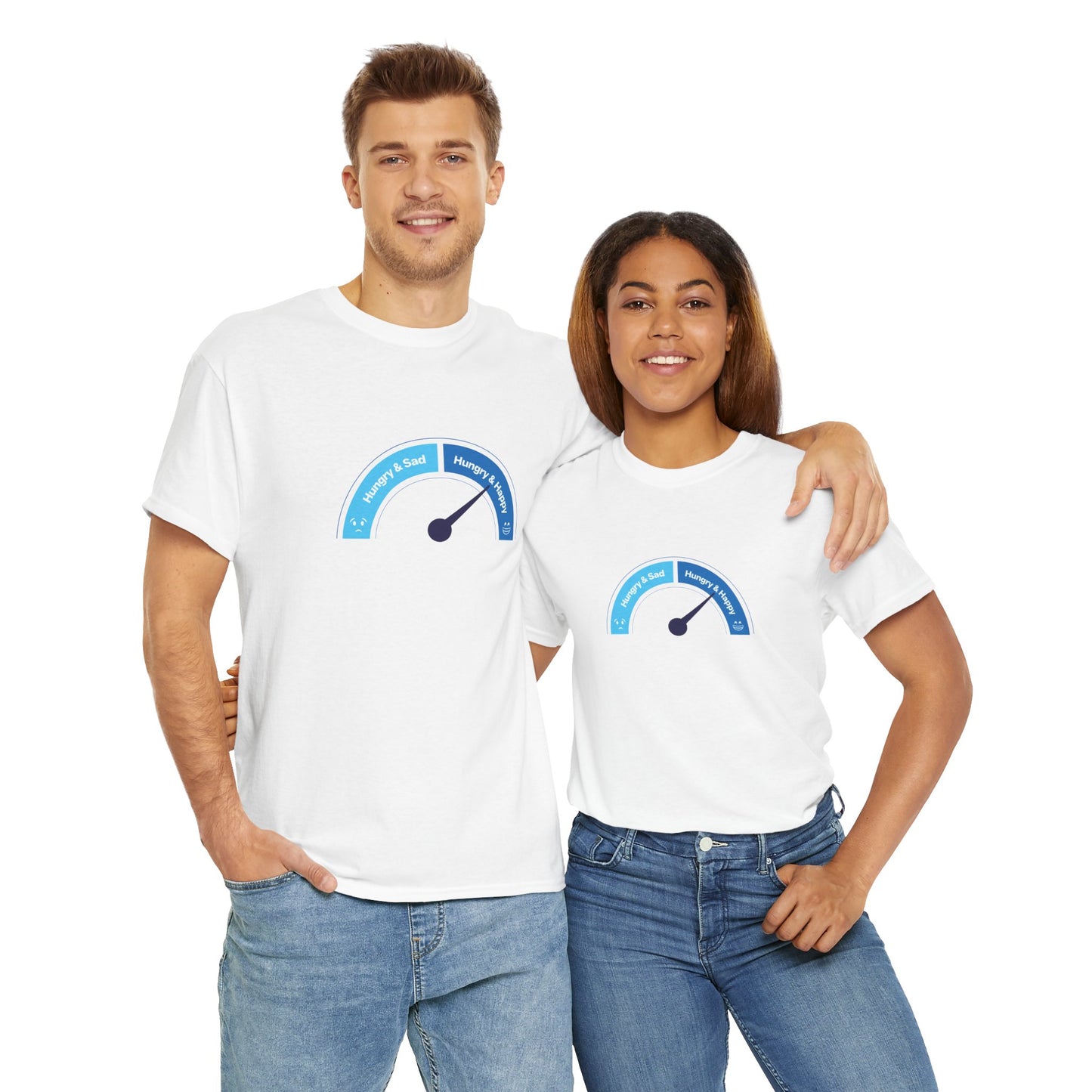 Hungry and Happy Mood Two-Part Unisex Set | Lighthearted Everyday Wear and Fun Gift Idea