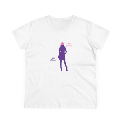 10% Cuteness, 90% Attitude Women's T-Shirt