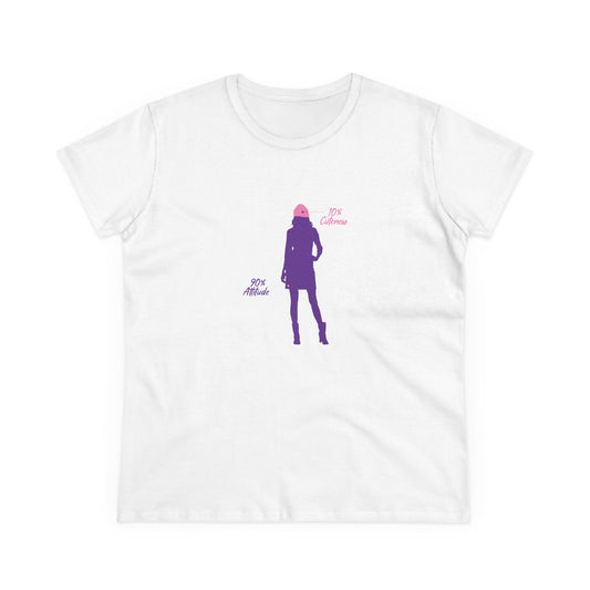 10% Cuteness, 90% Attitude Women's T-Shirt