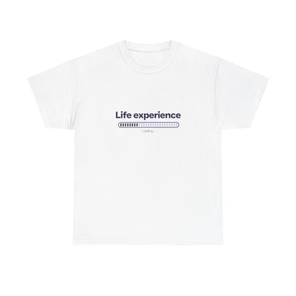 Life Experience Progress Unisex Shirt | Fun Reflective Graphic for Goals and Growth, Fun Gift Idea