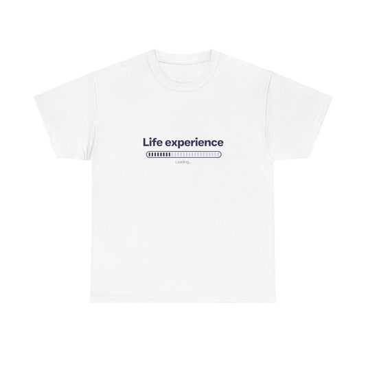 Life Experience Progress Unisex Shirt | Fun Reflective Graphic for Goals and Growth, Fun Gift Idea