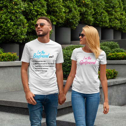 I Am the Boyfriend T-Shirt | Playful Couple's Set