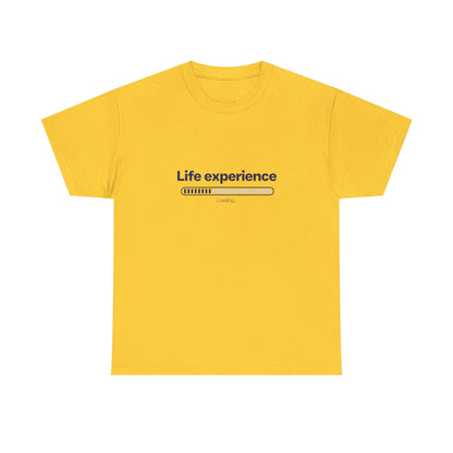 Life Experience Progress Unisex Shirt | Fun Reflective Graphic for Goals and Growth, Fun Gift Idea