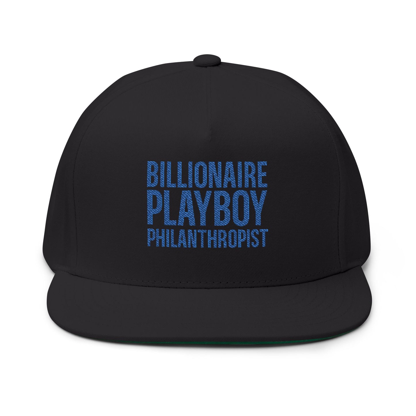 Billionaire Playboy Philanthropist Hat | Motivational Flat Bill Cap, Fun Gift Idea Entrepreneurs And Birthdays