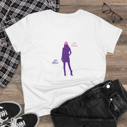 10% Cuteness, 90% Attitude Women's T-Shirt