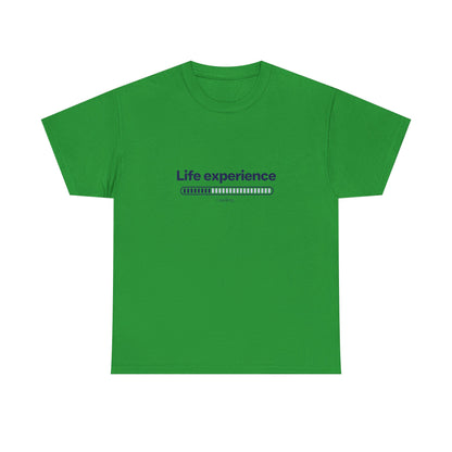 Life Experience Progress Unisex Shirt | Fun Reflective Graphic for Goals and Growth, Fun Gift Idea